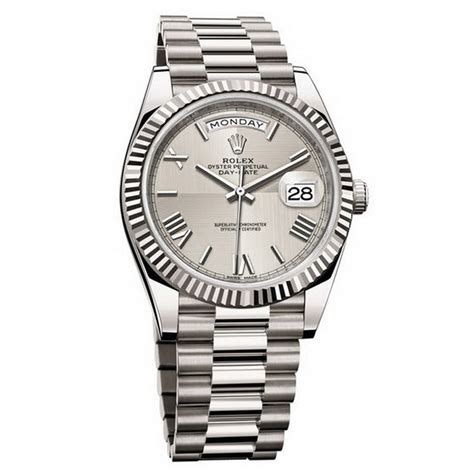 rolex perpetual white gold